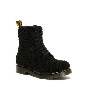 NWOT-Dr. Martens- Pascal Women's Faux Shearling Boots -Black- Women’s Size 8